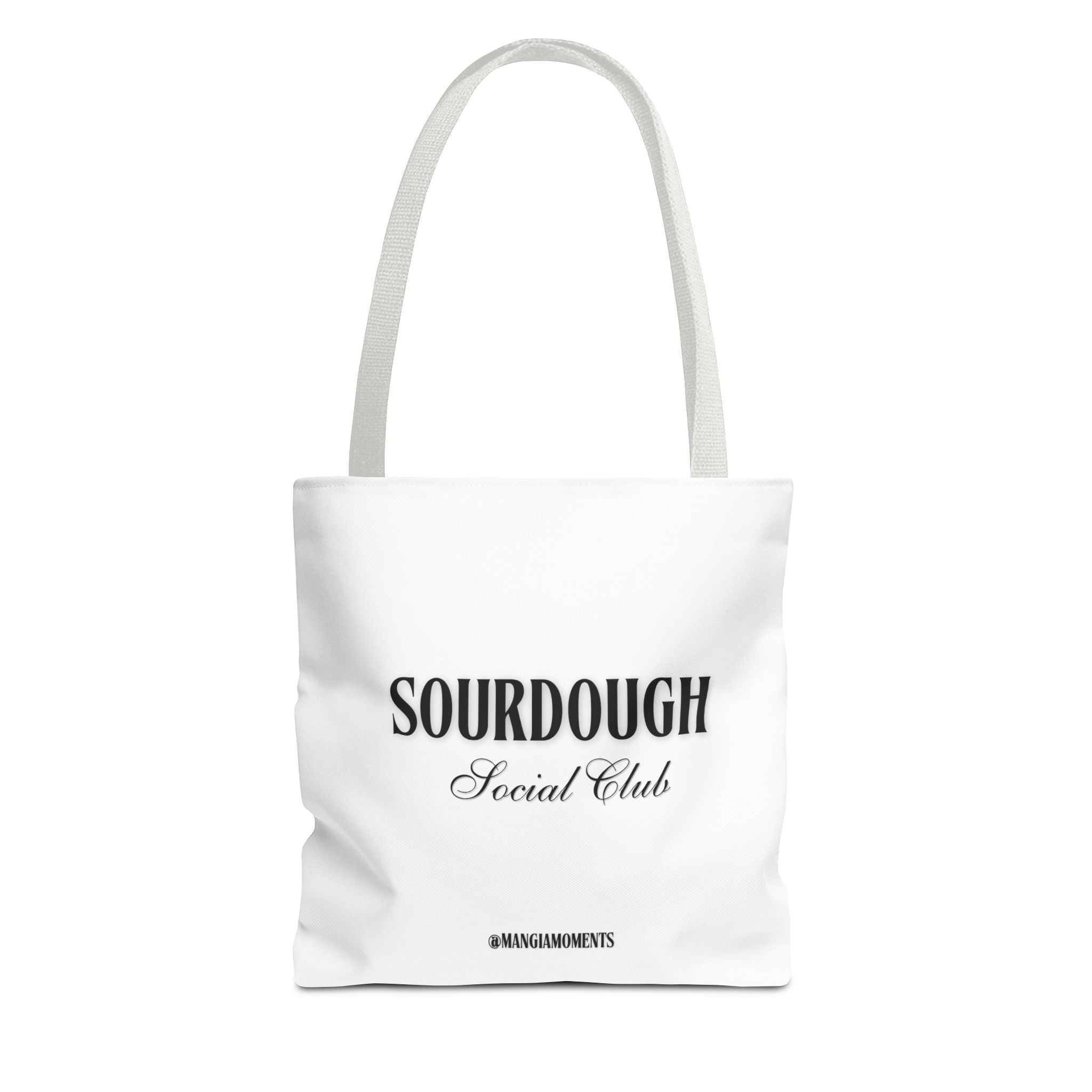 Sourdough Social Club Tote Bag | Bakery Logo, Minimal Typography