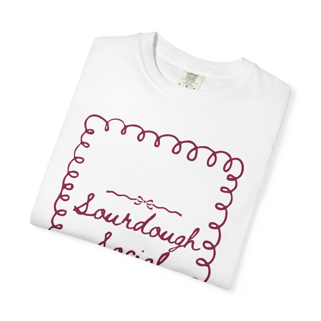Bread Bag Illustration T-shirt | Loaf Graphic, Hand-Drawn Bakery Design