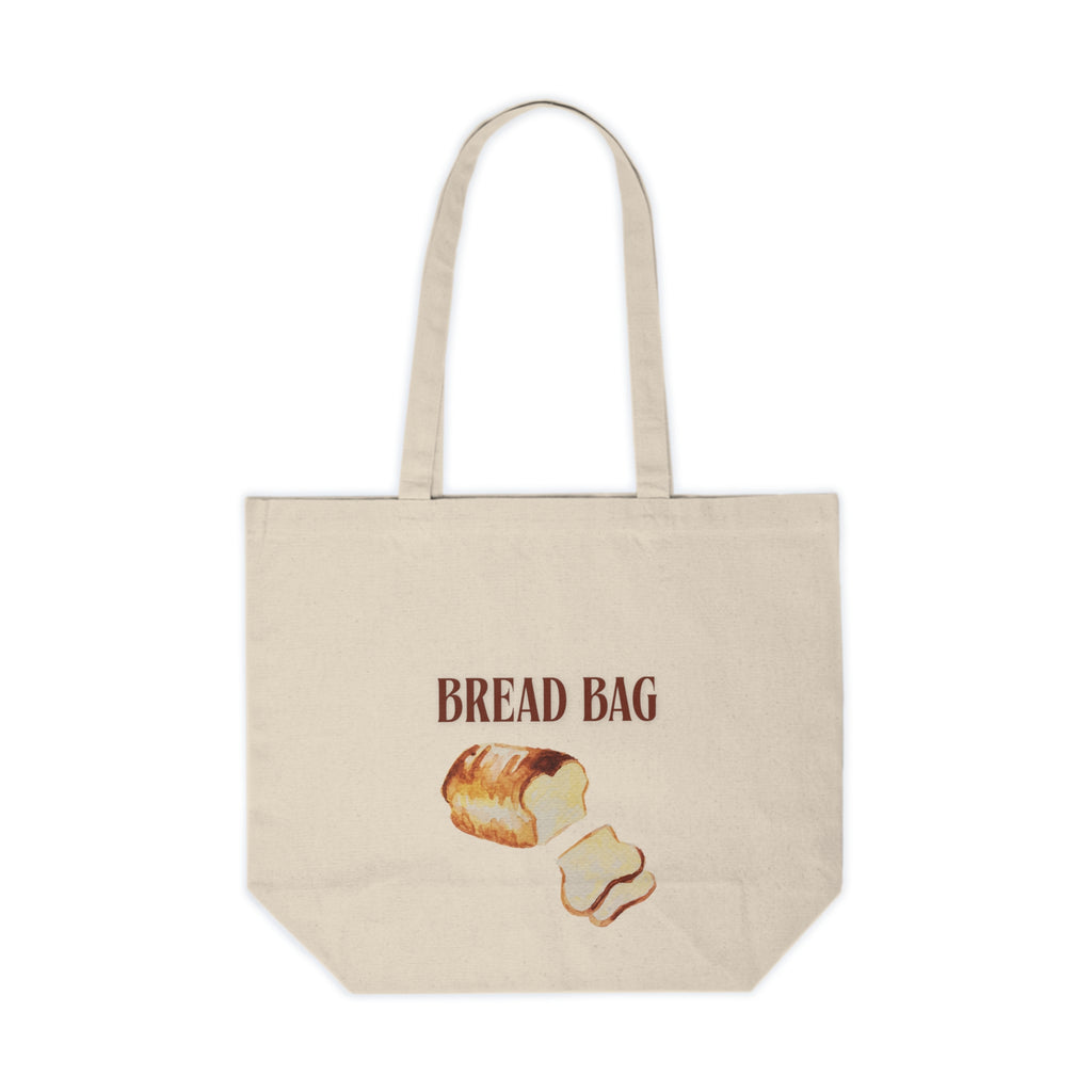 Bread Bag art Canvas Shopping Tote | loaf illustration, bakery theme