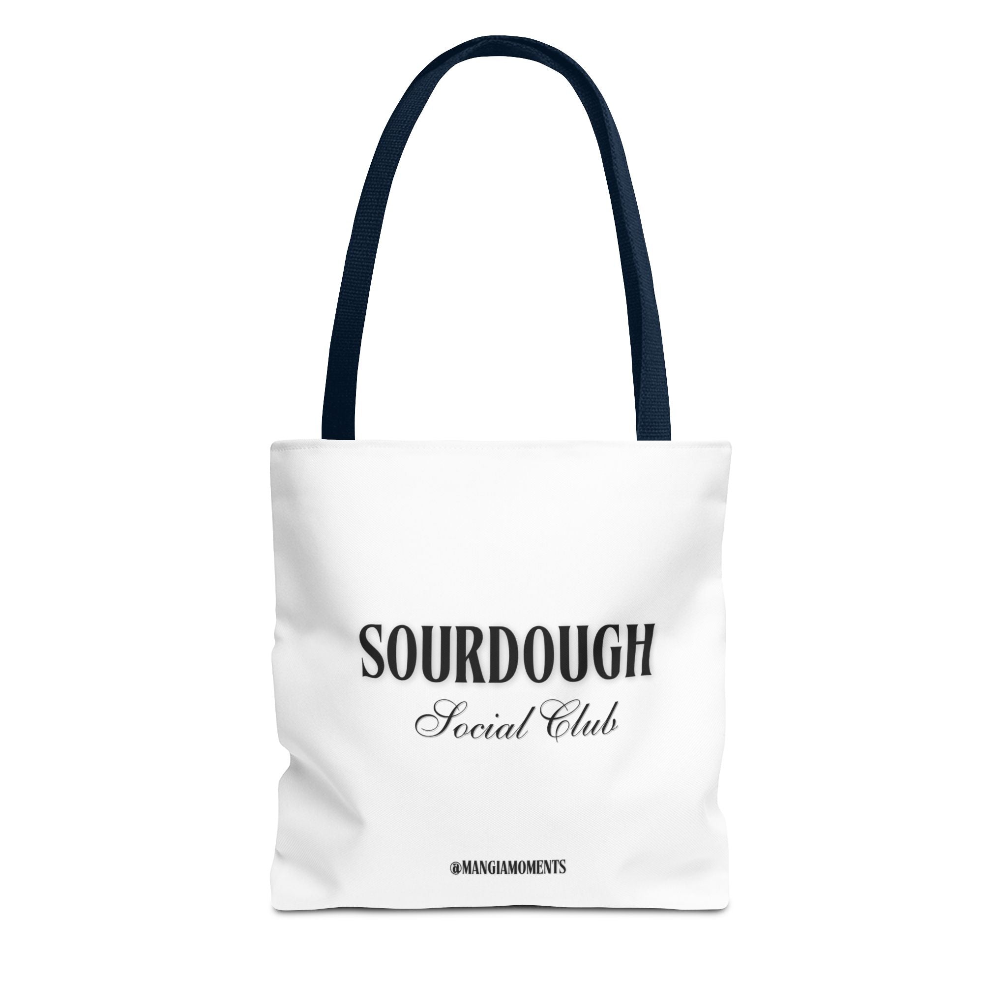 Sourdough Social Club Tote Bag | Bakery Logo, Minimal Typography