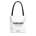 Sourdough Social Club Tote Bag | Bakery Logo, Minimal Typography