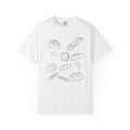 Hand-Drawn Bread Sketches T-Shirt | Loaf, Baguette, Slice