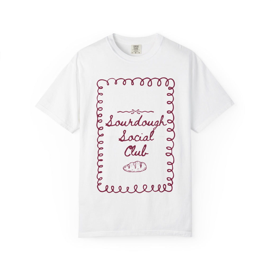 Bread Bag Illustration T-shirt | Loaf Graphic, Hand-Drawn Bakery Design