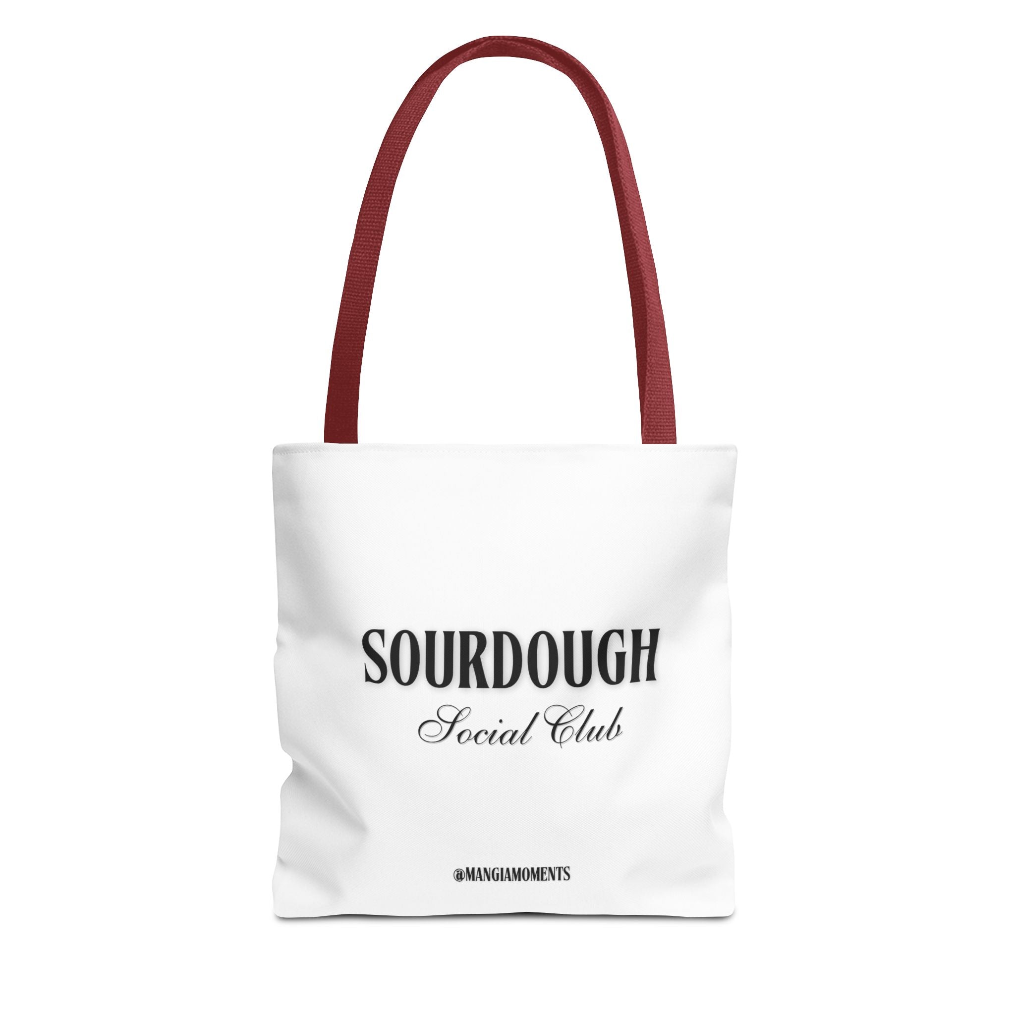 Sourdough Social Club Tote Bag | Bakery Logo, Minimal Typography