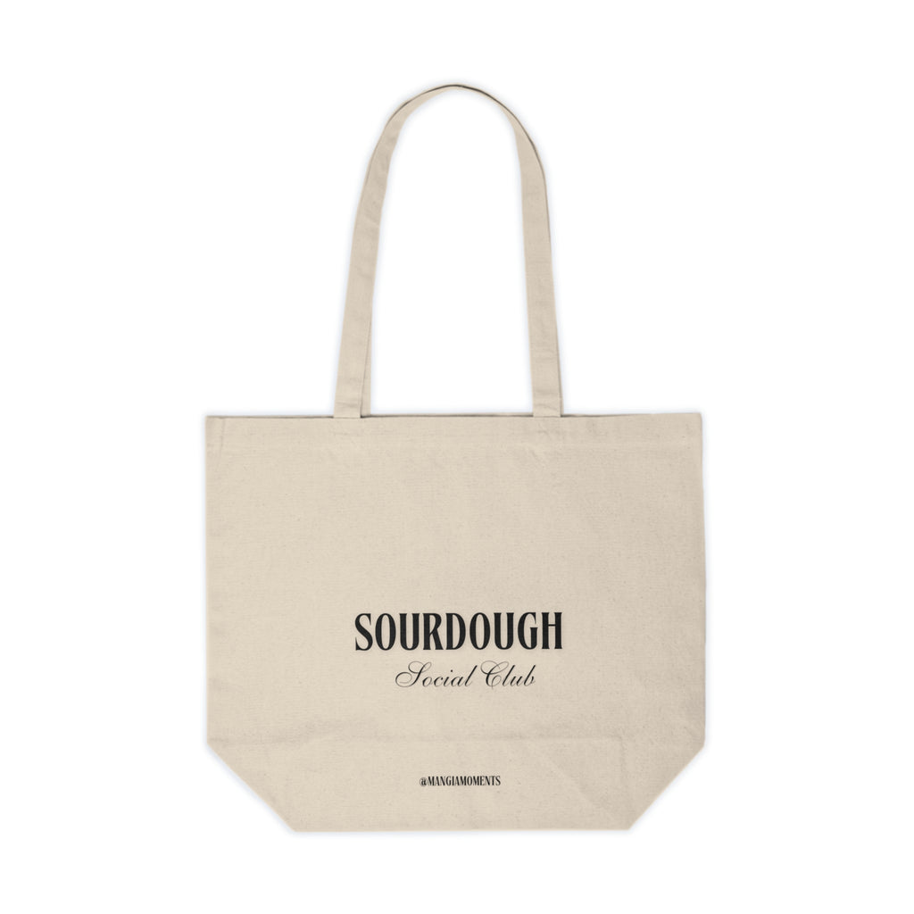 Sourdough Social Club Canvas Tote | Bakery Bread Market Bag